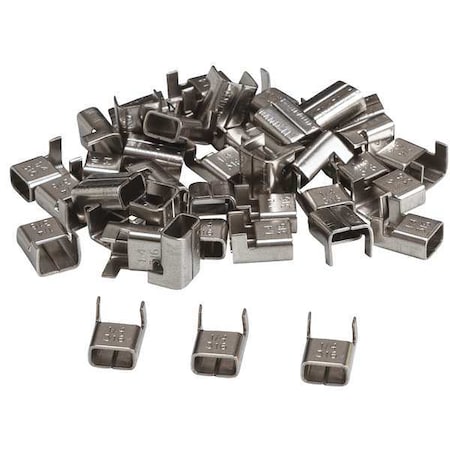 BandingHeads, StainlessSteel, Round, PK100 MPN:90910