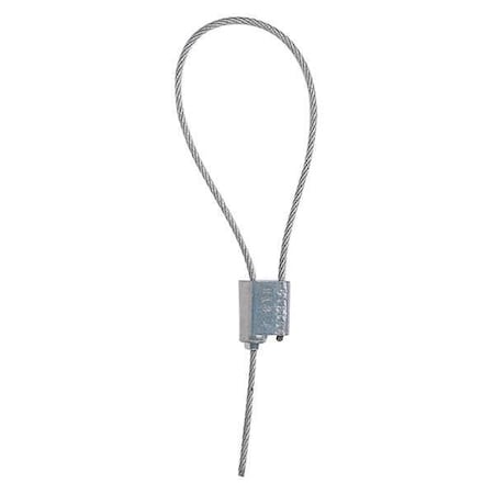 Cable Seals, Silver, Unfinished, PK100 MPN:95167