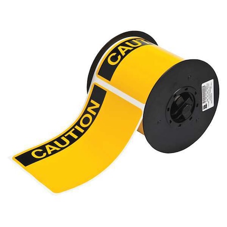 Label, Black/Yellow, Labels/Roll: 175 MPN:B30-25-595-OSHACA