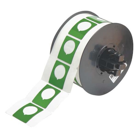 Raised Panel Label, Green, Labels/Roll: 200 MPN:B30EP-167-593-GN