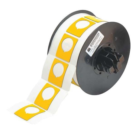 Raised Panel Label, Yellow, Labels/Roll: 200 MPN:B30EP-167-593-YL