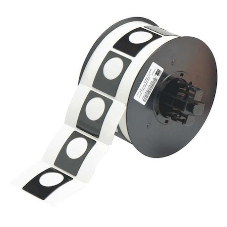 Raised Panel Label, Black, Labels/Roll: 235 MPN:B30EP-167U-593-BK