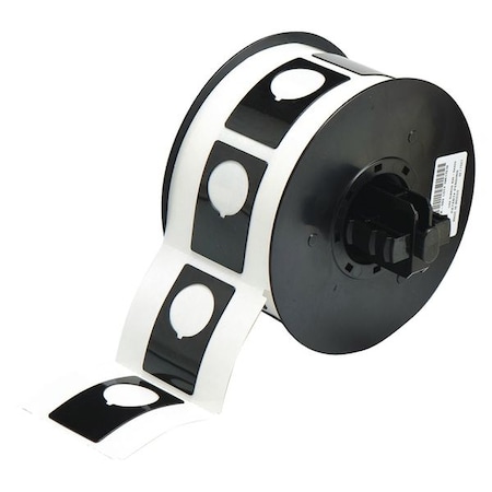 Raised Panel Label, Black, Labels/Roll: 180 MPN:B30EP-168-593-BK