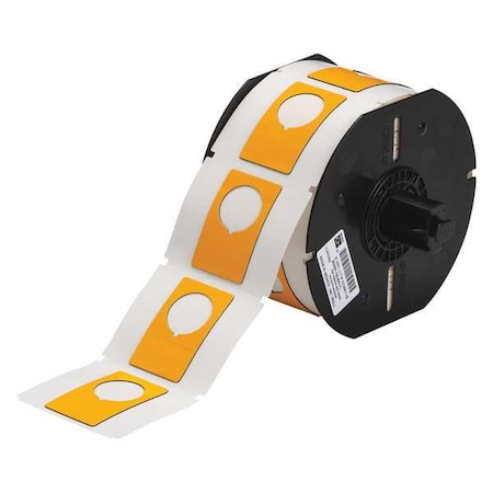 Raised Panel Label, Yellow, Labels/Roll: 180 MPN:B30EP-168-593-YL