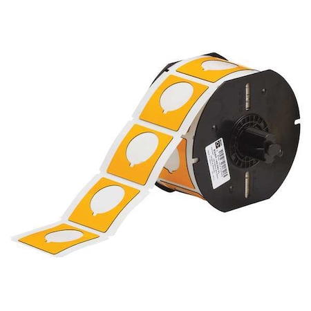 Raised Panel Label, Yellow, Labels/Roll: 190 MPN:B30EP-169-593-YL
