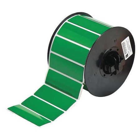 Raised Panel Label, Green, Labels/Roll: 300 MPN:B30EP-176-593-GN
