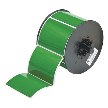 Raised Panel Label, Green, Labels/Roll: 125 MPN:B30EP-177-593-GN