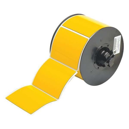 Raised Panel Label, Yellow, Labels/Roll: 125 MPN:B30EP-177-593-YL