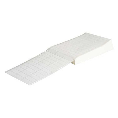 Precut Label Sheet, White, Polyester MPN:BCDAT-1-619-5
