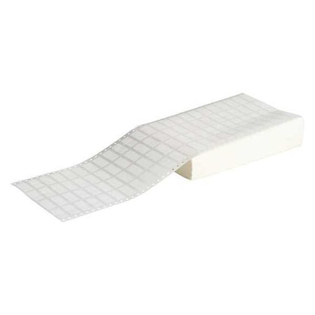 Precut Label Sheet, White, Polyester MPN:BCDAT-12-619-10