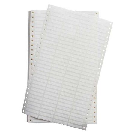 1.5 x 0.25 White Dot Matrix Labels MPN:BCDAT-8-619-5