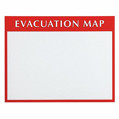 Evacuation Map Holder 13-1/2 H MPN:102849