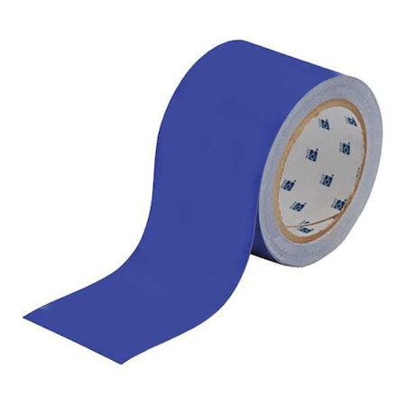 Floor Marking Tape, Polyester, No Legend, Blue, 2 in W., 8 mil Thickness MPN:104314