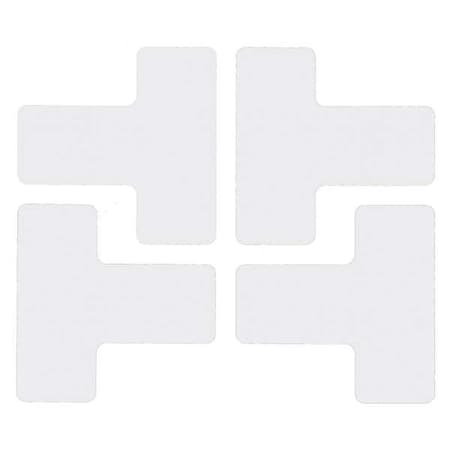 Floor Marking Tape, Polyester, Solid, White, 2 in W., 8 mil Thickness, 20 PK MPN:104441