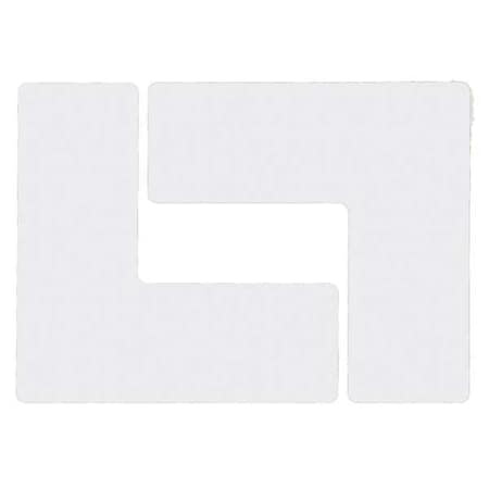Floor Marking Tape, Polyester, Solid, White, 3 in W., 8 mil Thickness, 20 PK MPN:104447