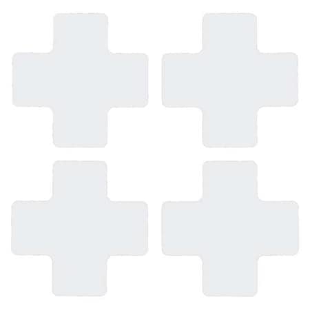 Floor Marking Tape, Polyester, No Legend, White, 2 in W., 8 mil Thickness, 20 PK MPN:104471
