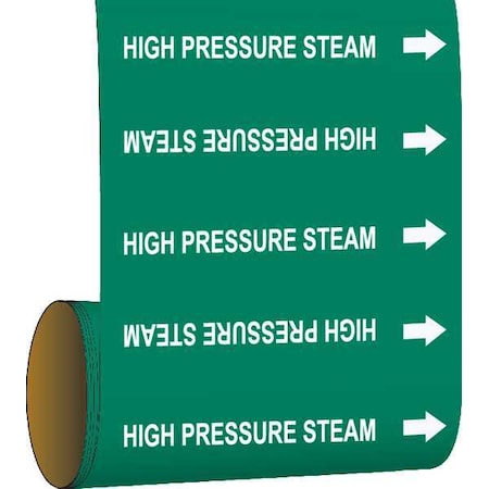 Pipe Marker, 30 ft. H x 8in. W, Vinyl, 109152 MPN:109152