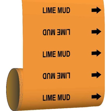 Pipe Marker, 30 ft. H x 12in. W, Vinyl, 109361 MPN:109361
