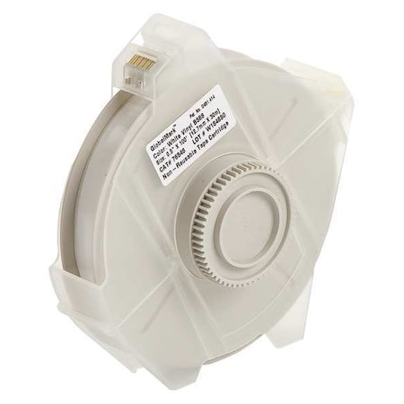 Label Tape Cartridge, White, Labels/Roll: Continuous MPN:113113