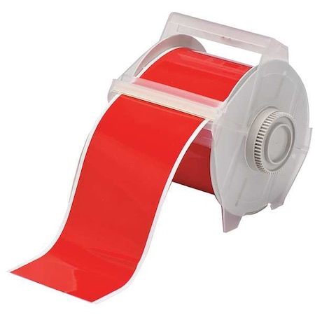 Label Tape Cartridge, Red, Labels/Roll: Continuous MPN:113119