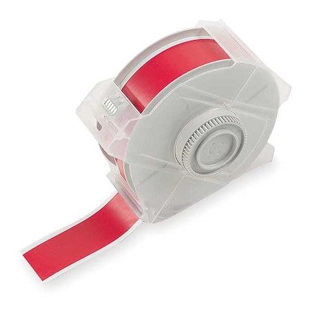 Label Tape Cartridge, Red, Labels/Roll: Continuous MPN:113121