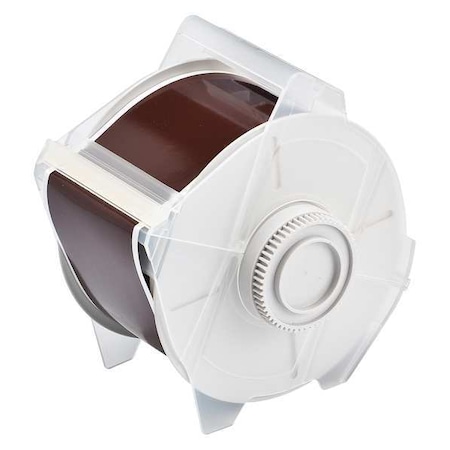 Label Tape Cartridge, Brown, Labels/Roll: Continuous MPN:113136