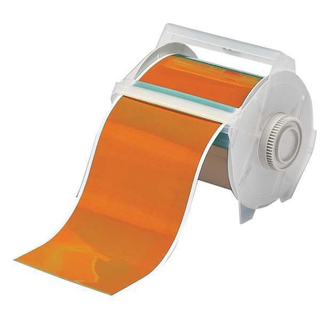 Label Tape Cartridge, Orange, Labels/Roll: Continuous MPN:113151