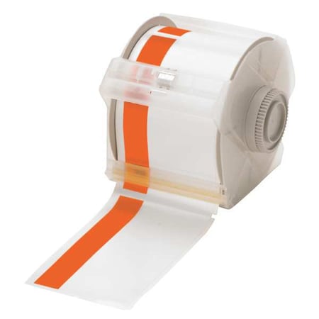 Label Tape Cartridge, White/Orange, Labels/Roll: Continuous MPN:113156