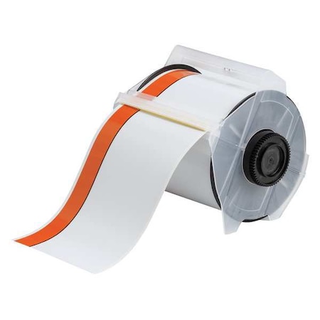 Label Tape, Orange/White, Labels/Roll: Continuous MPN:113160