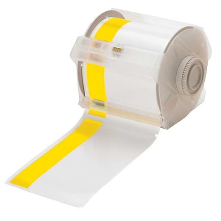 Label Tape Cartridge, White/Yellow, Labels/Roll: Continuous MPN:113163
