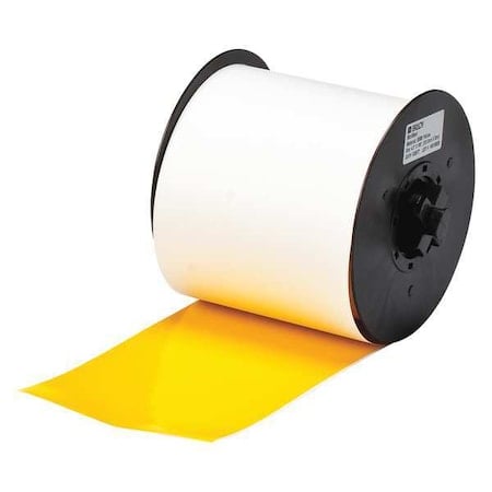 ContinuousLabelStock, Yellow, Gloss, 4inW MPN:113191