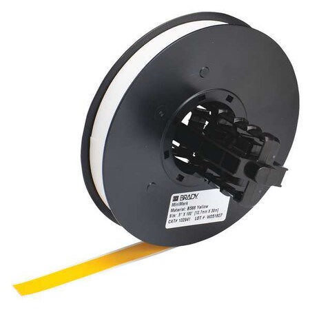 Label Tape Cartridge, Yellow, Labels/Roll: Continuous MPN:113195