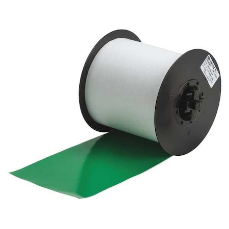 ContinuousLabelStock, Green, Gloss, 4inW MPN:113204