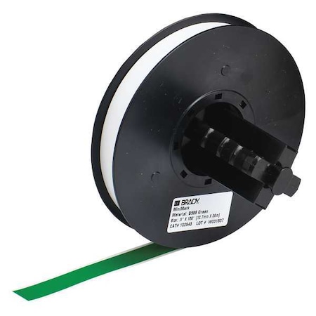Label Tape Cartridge, Green, Labels/Roll: Continuous MPN:113207