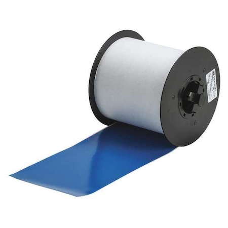 ContinuousLabelStock, Blue, Gloss, 4inW MPN:113208