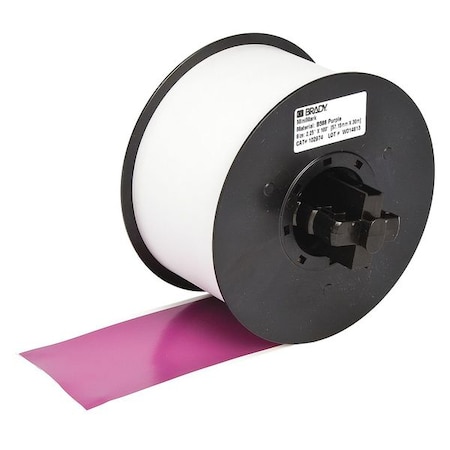Label Tape Cartridge, Purple, Labels/Roll: Continuous MPN:113217