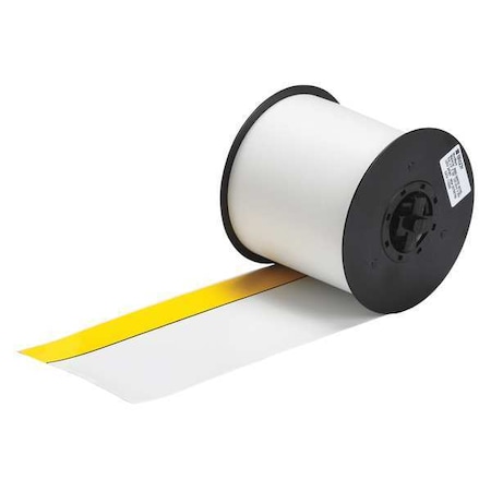 Label Tape Cartridge, White/Yellow, Labels/Roll: Continuous MPN:113220