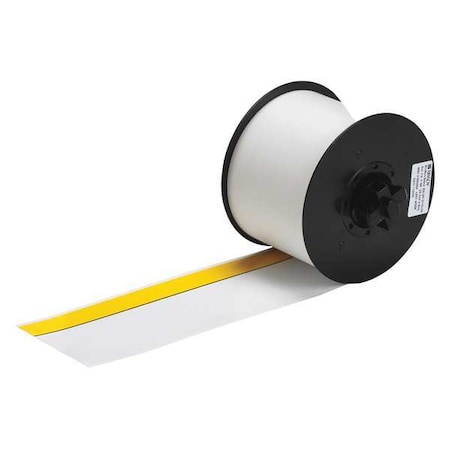 Label Tape Cartridge, White/Yellow, Labels/Roll: Continuous MPN:113226