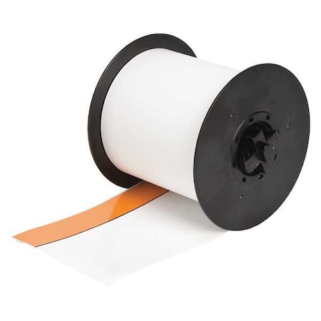 Label Tape Cartridge, White/Orange, Labels/Roll: Continuous MPN:113227