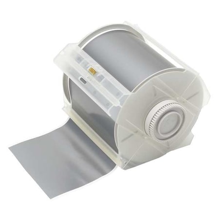 Label Tape Cartridge, Silver, Labels/Roll: Continuous MPN:114533