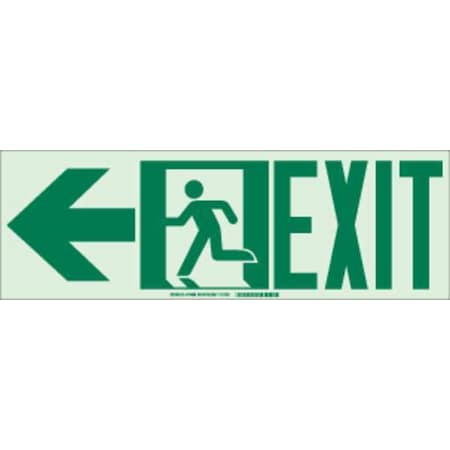 Exit Sign, Polyester, 21