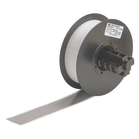 Label Tape Cartridge, Gray, Labels/Roll: Continuous MPN:115753