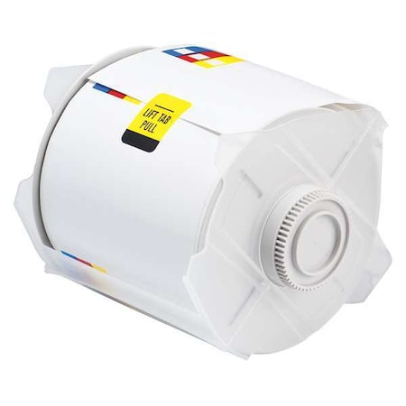 RTK Label, Red/Blue/Yellow/White, Vinyl, 115764 MPN:115764