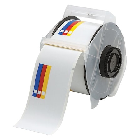 RTK Label, Red/Blue/Yellow/White, Vinyl, 115767 MPN:115767
