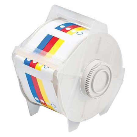 Pre-Cut Label Stock Roll, White, Gloss MPN:115768