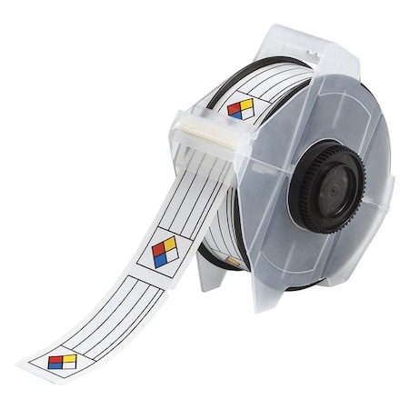 Pre-Cut Label Stock Roll, White, Gloss MPN:115769
