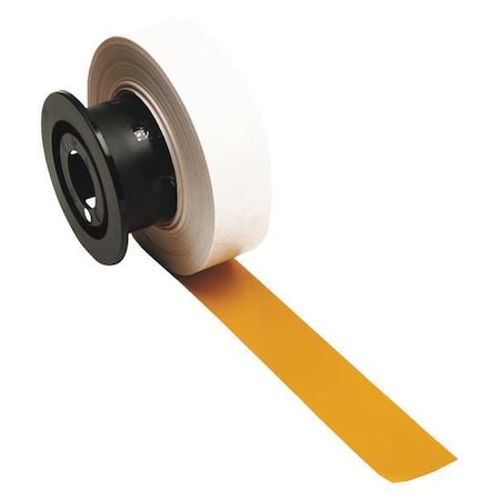 Label Tape Cartridge, Yellow, Labels/Roll: Continuous MPN:120848