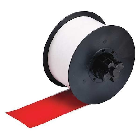 Label Tape Cartridge, Red, Labels/Roll: Continuous MPN:120856