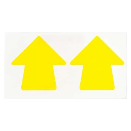 Floor Marking Tape, vinyl, Solid, Yellow, 2 in W., 4 mil Thickness, 100 PK MPN:121046