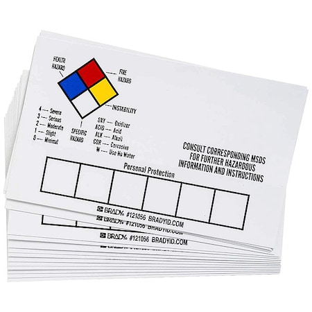 Label, No Header, Vinyl, 5 in W, 3 in H MPN:121056